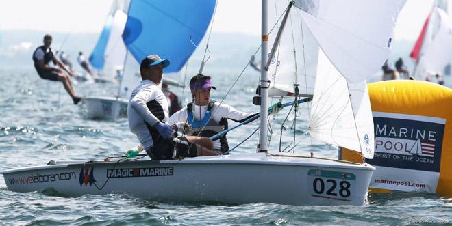 Jose Manuel Ruiz and Fernando Dávila (ESP) - 2014 420 World Championship © Christian Beeck